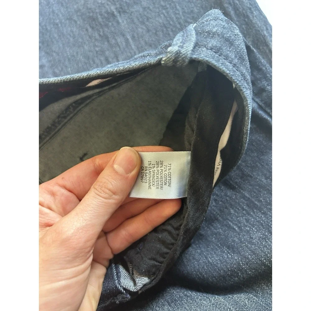 2000s Low Rise Flared Jeans Button Y2K Grunge Office Siren Parisian Twee Preppy - Picture 5 of 10